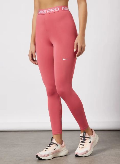 Nike Pro Femme High Rise 7/8 Leggings - Pink, Pink