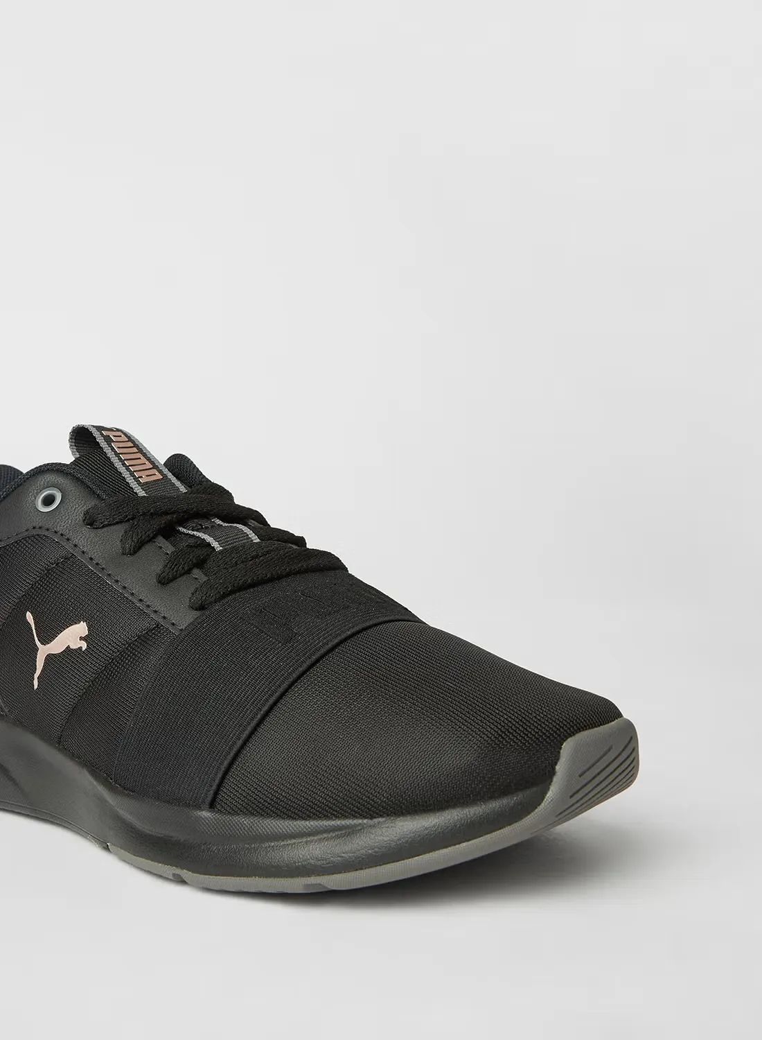 Puma Rose Plus Sneakers Black Rose Gold Lynks Shop