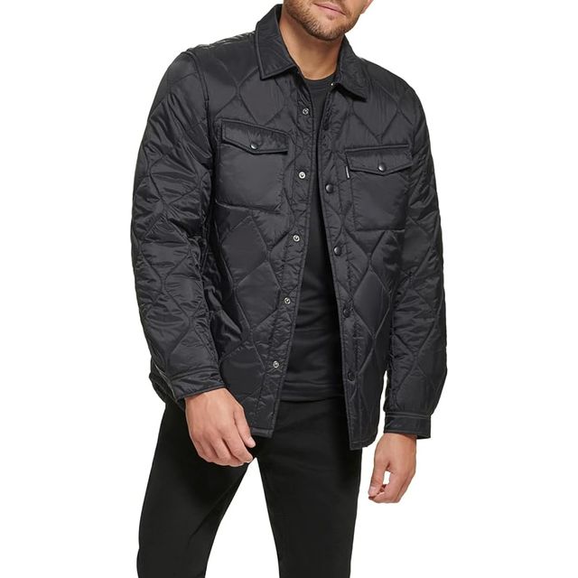 Calvin klein diamond quilted jacket hotsell
