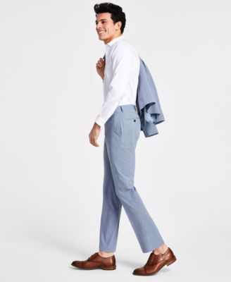 Bar III Men's Slim-Fit Mini Check Suit Pants, Created for Macy's | Lynks  Shop