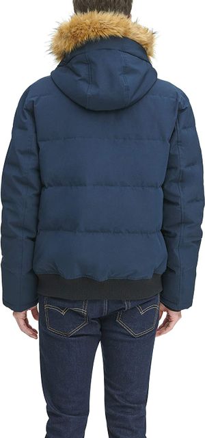 Tommy hilfiger arctic hot sale hooded bomber jacket