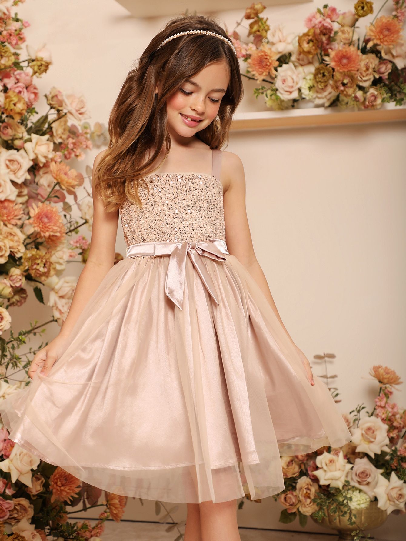 【にゃんこちゃん】Transparent hem setup dress SWIRL Mini Dress | Pink Mesh Cut-Out Dress | OW Collection